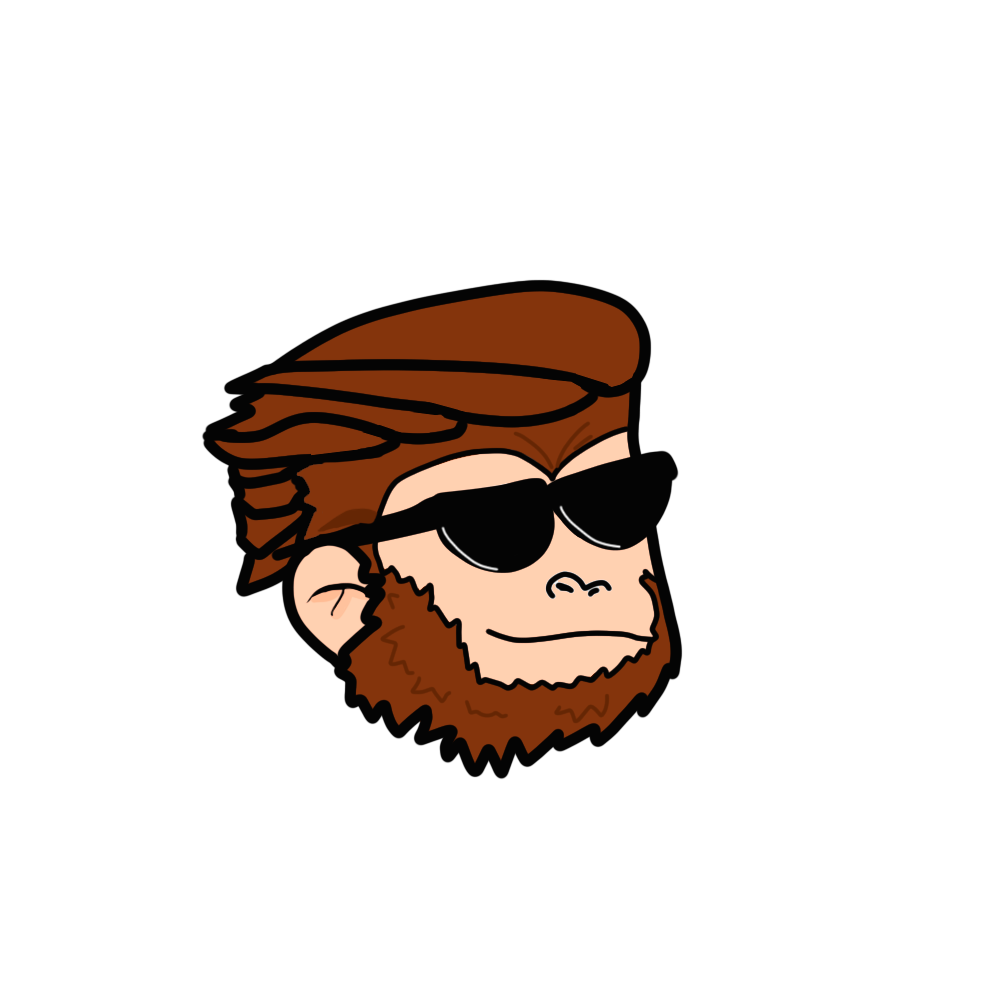 Ozzie the Monke Text logo